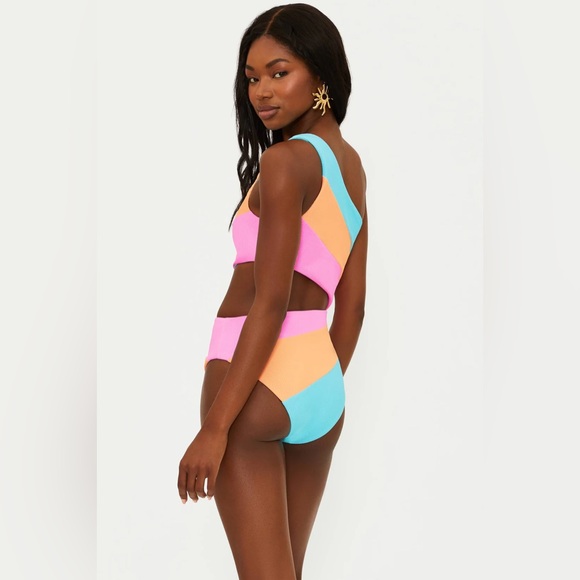 Beach Riot Joyce One Piece Crush Colorblock XS - Picture 5 of 6